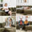 111" Oversized Two-Piece Corduroy Couch Sectional,L-Shaped Cloud Sofa Couches With 8 Pillows For Living Room-1353411484-1353411485