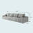 Canapé modulaire Cloud avec siège profond Cloud-532057252-528530906-528530908