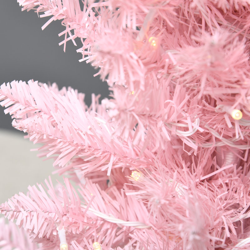 Sapin de Noël artificiel pré-illuminé avec lumières DEL blanc chaud, 6'