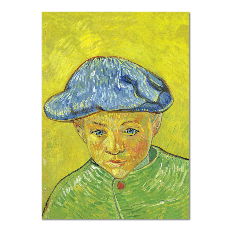Portrait of Camille Roulin by Vincent Van Gogh - Unframed Painting, 95cm H x 65cm W