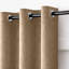 Alsey 100% Velvet Blackout Eyelet Ready Made Curtains & Drapes with matching Tie Backs-189601546-189601549