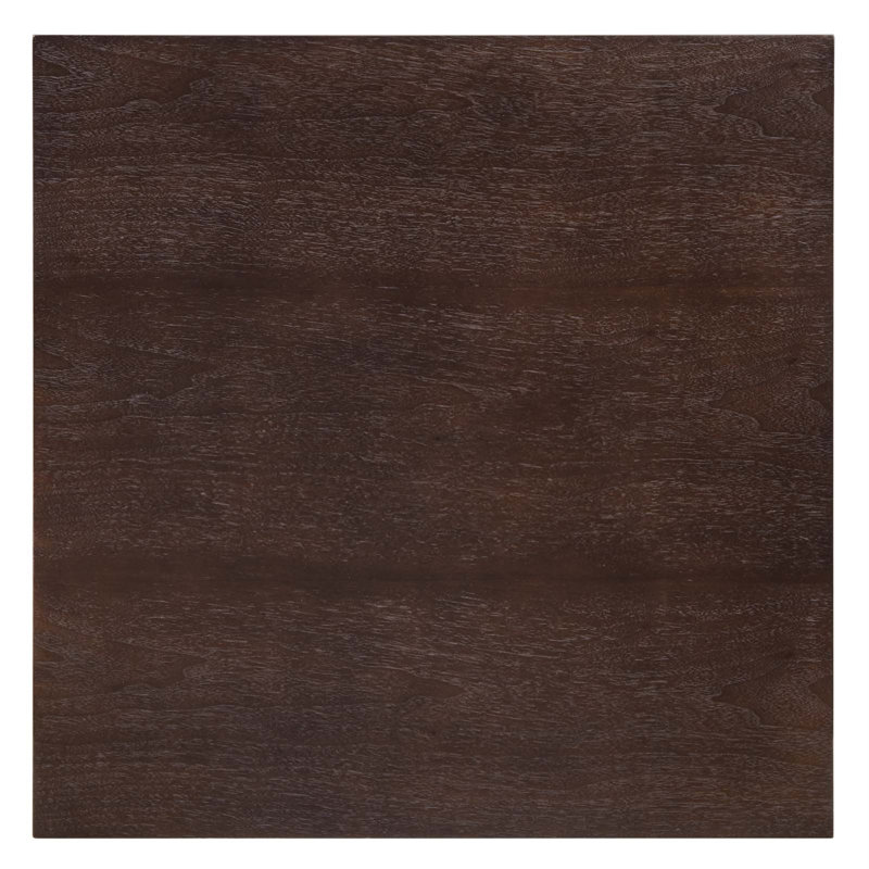 Table de salle à manger Modway, Cerisier, L 28 po x L 28 po