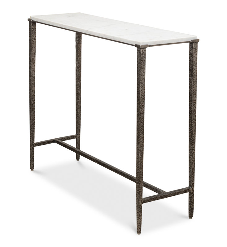 Banswara 36'' W Marble Console Table