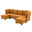 Canapé modulaire en U convertible en forme de U avec rangement, doux, confortable, mousse haute, facile à assembler, aménagement personnalisable, chaise modulaire librement combinable, tissu doux et respirant,