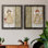 «Cloud Angel with Heart», ensemble de 2 peintures