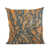 Motif floral noir / orange