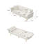Corduroy Foldable Double Sofa Bed With Folding Armrests, For Living Rooms And Small Spaces, Offering Comfort And Versatility-767057707