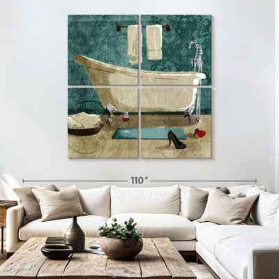 Kerrick Teal Drink And Heels Bath