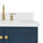 Cambridge 43'' Single Bathroom Vanity with White Quartz Top-46247148