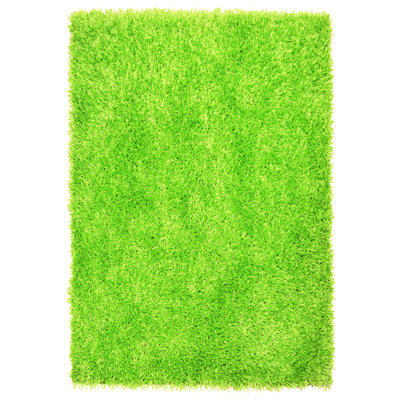 Spaghetti Solid Colour Shag Area Rug