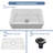 30" L x 18" W Single Bowl Fireclay Farmhouse Kitchen Sink with Sink Grid
