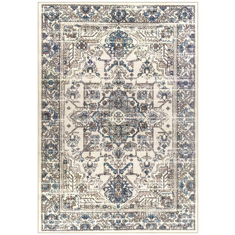 Oriental Indoor Rug, Rectangle 5' x 7'