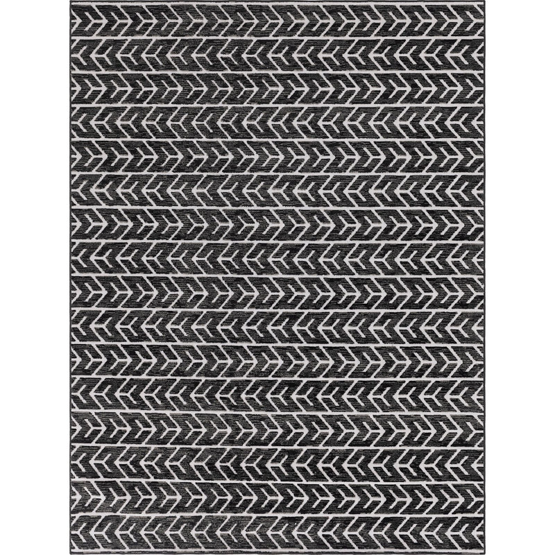 Outdoor Claudia Area Rug Dusk Color, Rectangle 9' x 12'