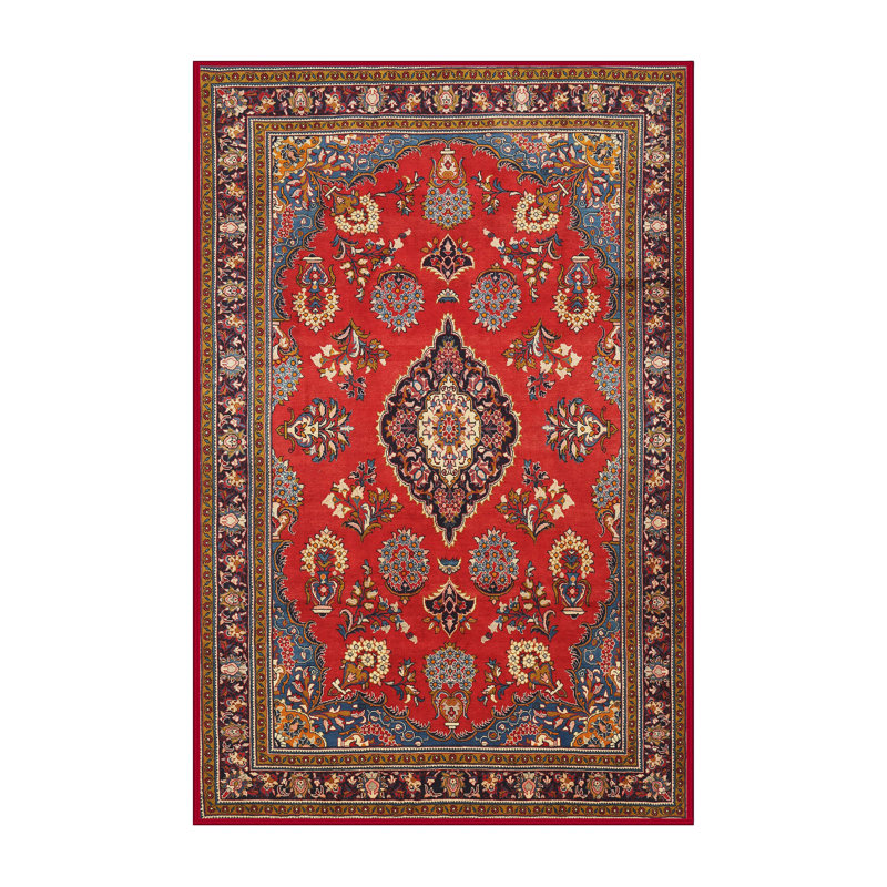 Tapis oriental gris clair Shamas, Rectangle 6 pi x 9 pi