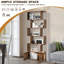 Elodia 183 cm H x 70 cm W Bookcase-1920164045