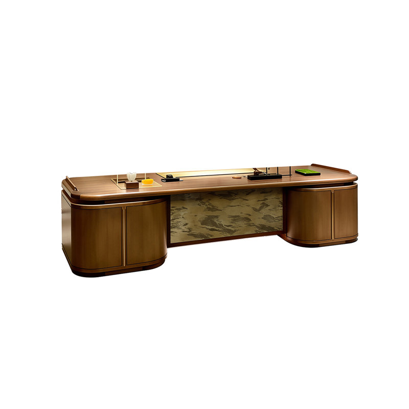 Bureau de direction 110,24 po, 29.92" H x 110.24" W x 39.37" D