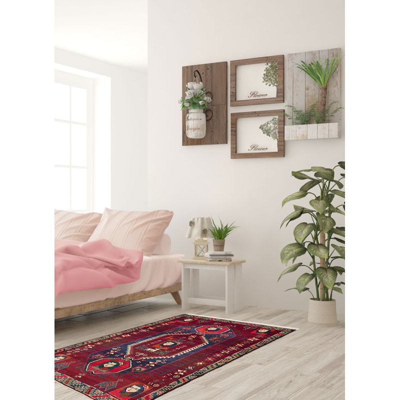 Tapis bourgogne Melis 4 pi 6 po x 7 pi 3 po