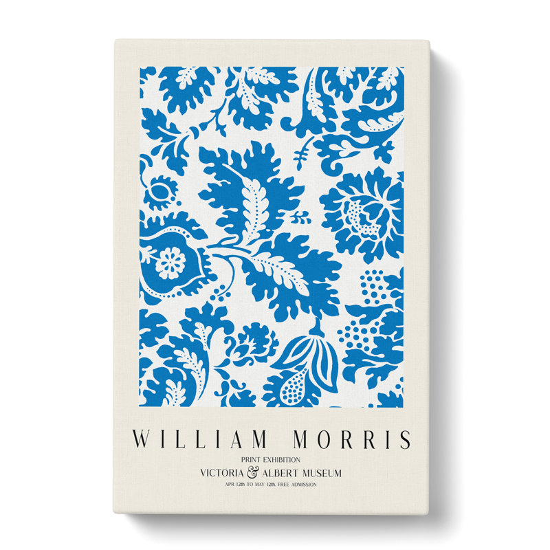 Venetian Pattern by William Morris - Wrapped Canvas Painting, 50cm H x 35cm W x 3cm D