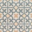 Carreau de porcelaine pour plancher et mur à motif encaustique 6 "x 6" Ellis Taco-51570109