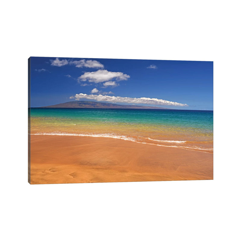 Tropical Beach 1 Piece Wrapped Canvas Wall Art, 45.72cm H x 66.04cm W