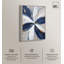 Toile blanche et bleue II avec art abstrait indigo par Art Remedy-107411359-107411345