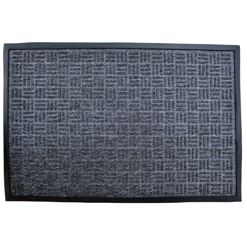 Paillasson antidérapant 36 po x 24 po Wallach, Rectangle 2 pi x 3 pi