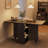 Folding Dining Table, Drop Leaf Dining Table With 6 Wheels And 2-Layer Storage Shelf-107266219