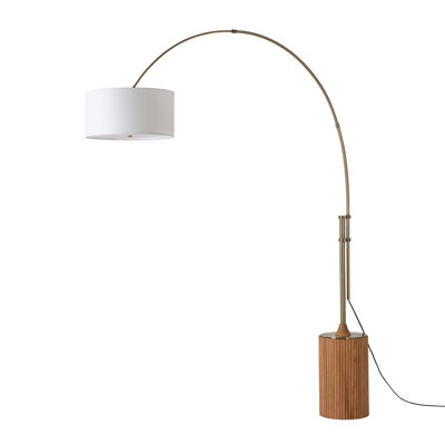 Tambo 92" Walnut Floor Lamp
