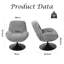 Upholstered Swivel Accent Chair-918650877
