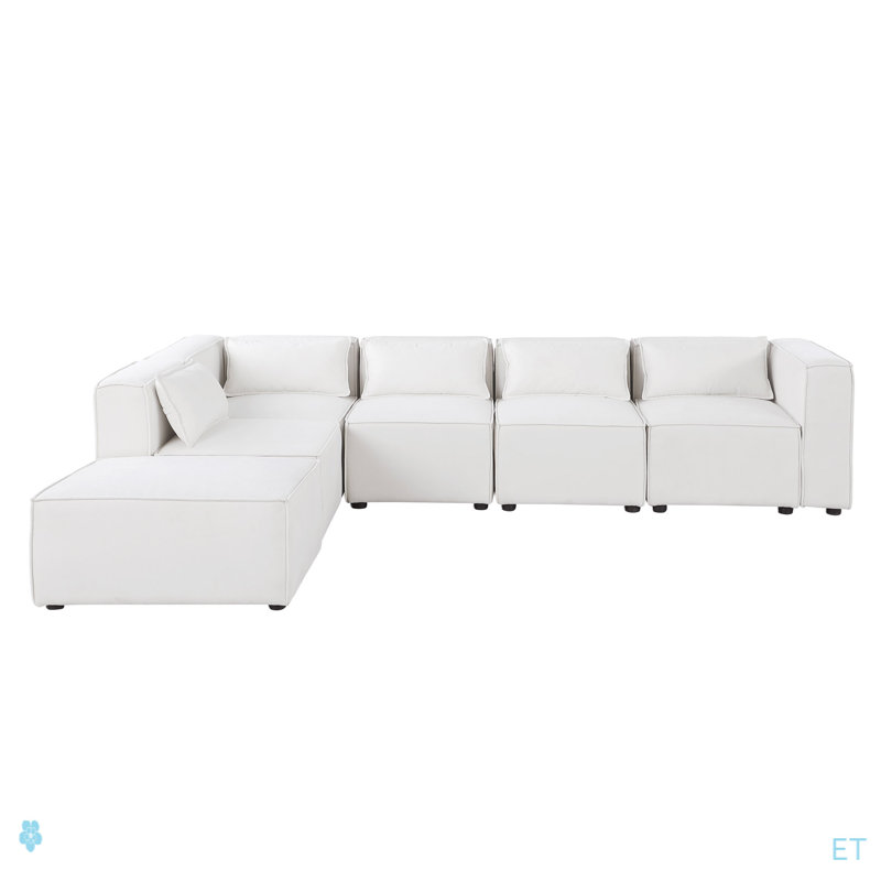 Modular Sofa Chenille Fabric,  Simple And Grand, The Seat And Back Is Very Soft. This Is Also A KNOCK DOWN Sofa