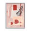 «Warm Abstract Shapes Red Pop Plant Détail» par Ziwei Li - impression d'art graphique-795952199-795952203