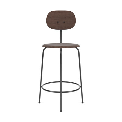 Afteroom Bar Stool with Metal Frame