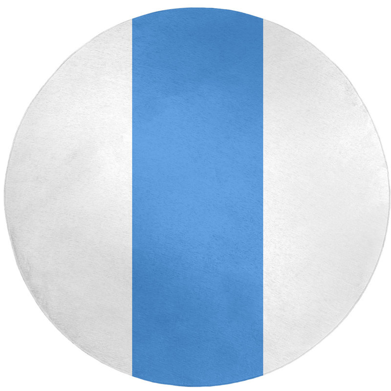 Chenille Indoor Rug, Round 5'