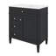 Ensemble de meuble-lavabo 30 po avec lavabo, 2 tiroirs et un tiroir basculant, porte d'armoire à fermeture en douceur-437560398