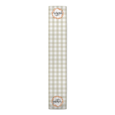 Chastelin Plaid Thanksgiving Table Runner