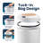 Liba Motion Sensor Trash Can, Touchless Automatic Waterproof Garbage Can For Kitchen, Bathroom, White