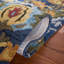 Tapis bleu marine en laine touffeté à la main Ferrera-1917750739