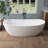 70'' Freestanding Acrylic Tub Deep Soaking Acrylic Bathtub-133058659