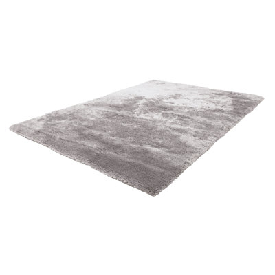 Mingus Solid Colour Hand Woven Shag Area Rug