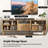 Rattan Tv Stand For 75 Inch Tv, 63"w Entertainment Center With Power Outlet & Storage Cabinet, 2 Drawers & Doors, Adjustable Shelf, Modern Media Tv Console Table For Living Room, Bedroom, Natural Oak