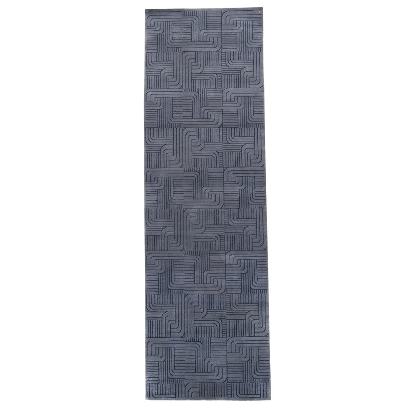 Meandros Area Rug in Navy