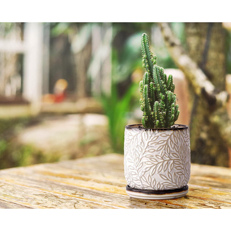 Ceramic Planter, White