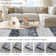 Boho Machine Washable Rug for Living Room Modern Non-Slip Rug for Bedroom Stain-Resistant Low Pile Rugs for Dining Room