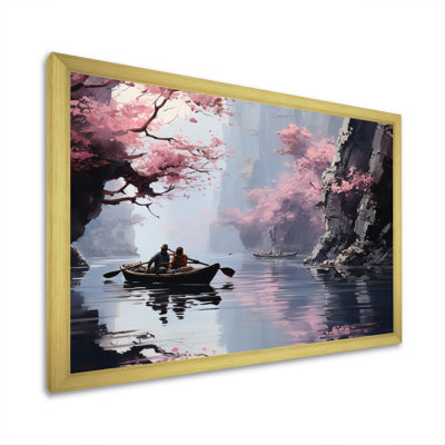 " Pink Vietnam Tam Coc River Boat I "