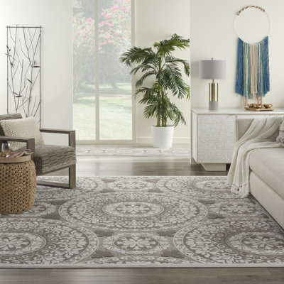 Tapis taupe moderne Romelia