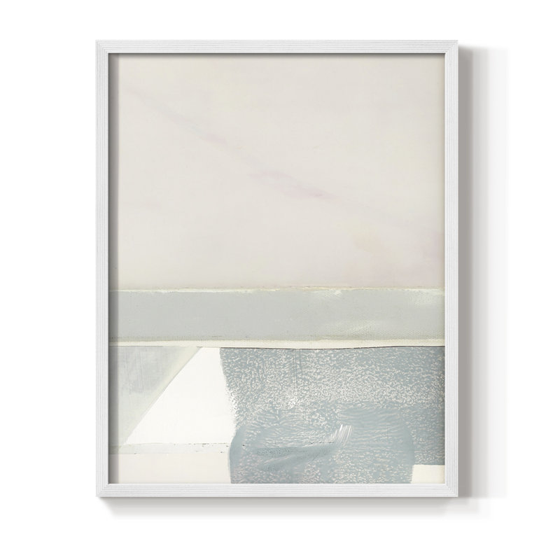 Couturier I Framed Print - Solid Wood, White, 20" H x 16" W