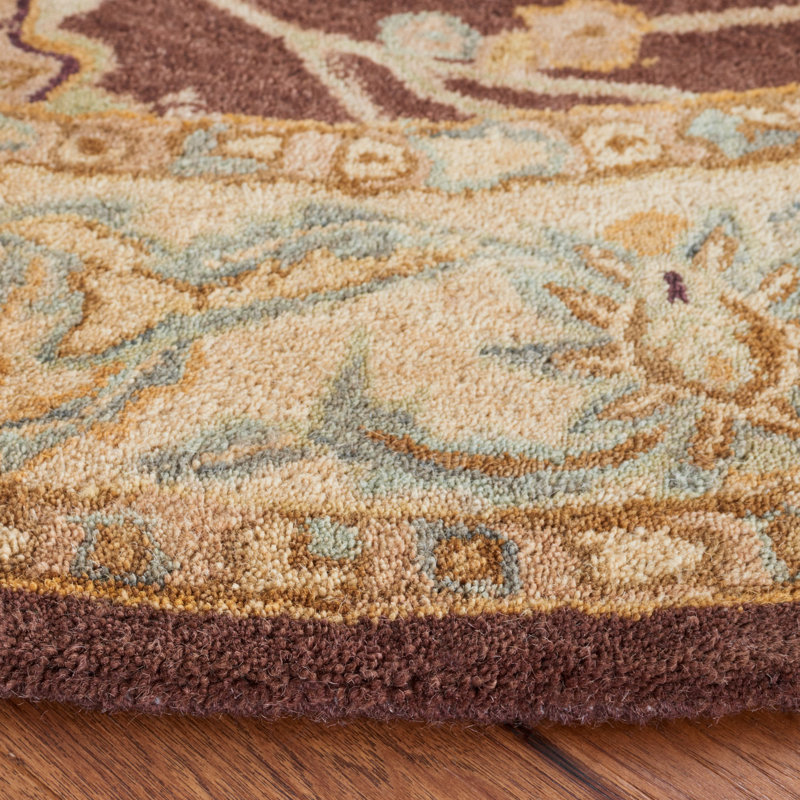 Tingley Hand Tufted Wool Pile Oriental Rug, Round 4'