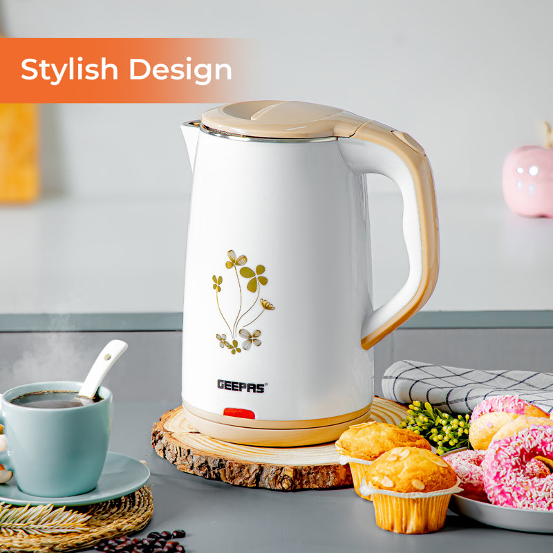 Geepas 1.8L Plastic Electric Tea Kettle