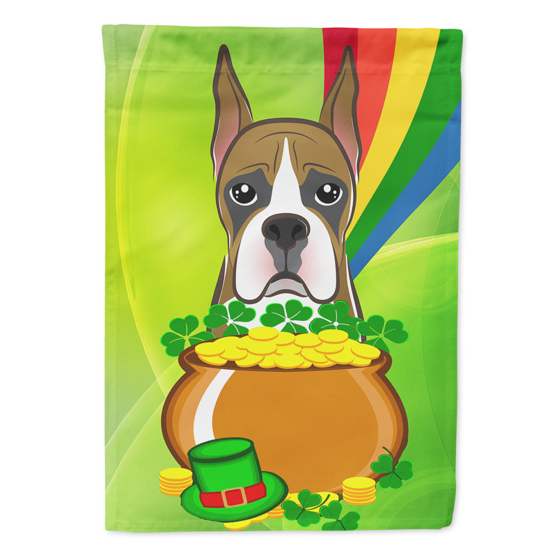 Drapeau de jardin Arella St. Patrick's, Boxer