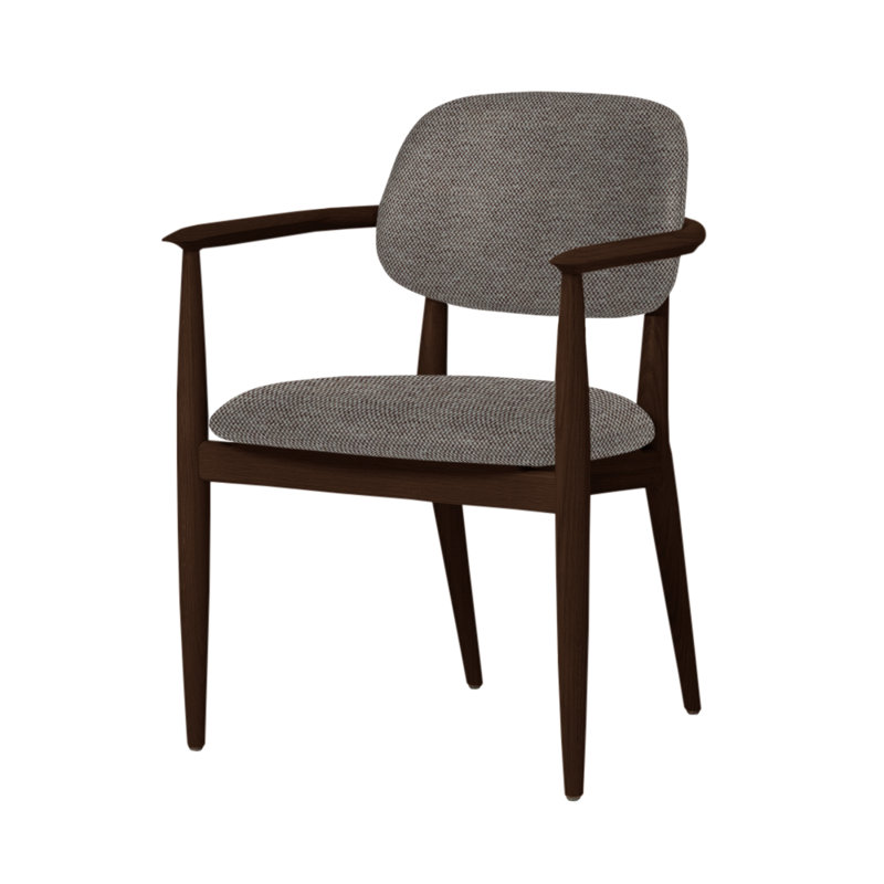 Chaise Slow de Space Copenhagen, Chêne brun foncé, Ère CSE02